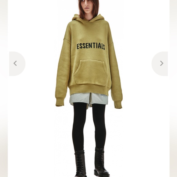 Essentials Tops - Fear of God Essentials Knit Pullover Hoodie